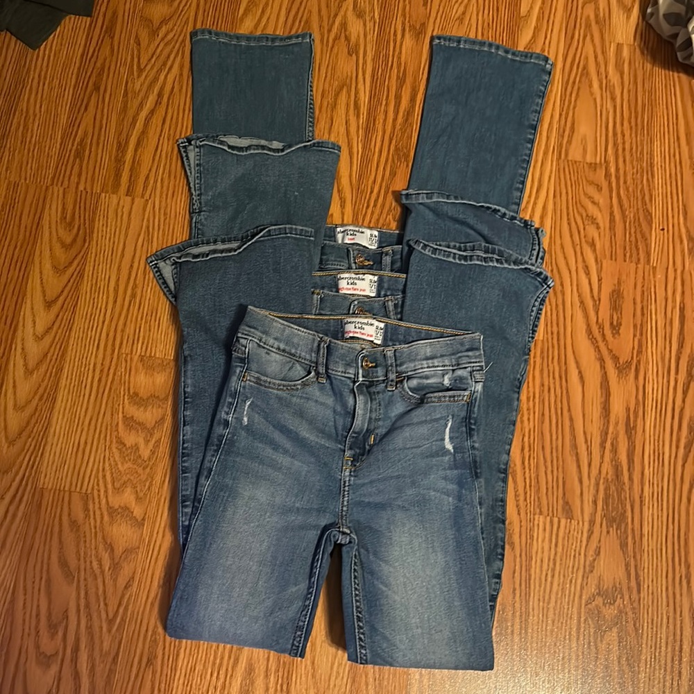 Abercrombie & Fitch 11/12 Slim High Rose Flare & Boot Abercrombie Kids